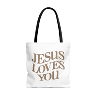 JESUS LOVES YOU - AOP Tote Bag