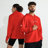 By His Stripes - adidas fleece hoodie