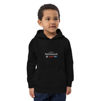 The Bible is my Faithbook - Kids eco hoodie