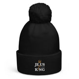 JESUS is KING - Pom pom beanie