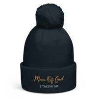 Man Of God - Pom pom beanie