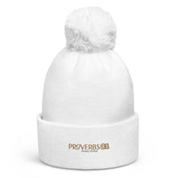 Proverbs 31 - Pom pom beanie