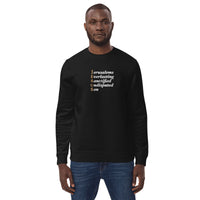 Jerusalems Everlasting Sanctified Undisputed Son - Unisex eco sweatshirt