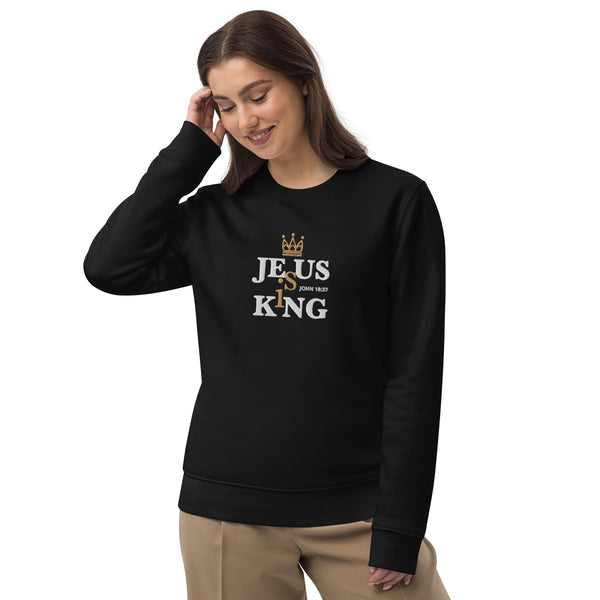 JESUS is KING - Unisex eco sweatshirt