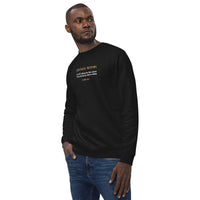 Defined by greatness within not by the colour of my skin - Unisex eco sweatshirt