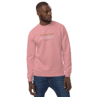 Defined by greatness within not by the colour of my skin - Unisex eco sweatshirt