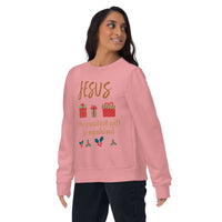 JESUS is the greatest gift to mankind - Unisex eco sweatshirt