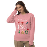 Its all about JESUS - Unisex eco sweatshirt