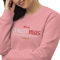 Merry CHRISTmas - Unisex eco sweatshirt
