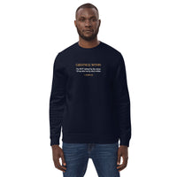 Defined by greatness within not by the colour of my skin - Unisex eco sweatshirt