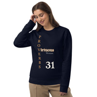 PROVERBS 31 - Unisex eco sweatshirt