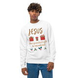JESUS is the greatest gift to mankind- Unisex eco sweatshirt