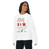 JESUS is the greatest gift to mankind - Unisex eco sweatshirt