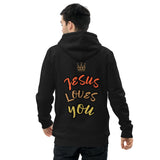 JESUS LOVES YOU Unisex essential eco hoodie