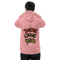 JESUS LOVES YOU Unisex essential eco hoodie