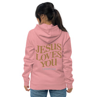 JESUS LOVES YOU - Unisex essential eco hoodie