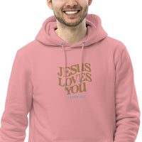 JESUS LOVES YOU - Unisex essential eco hoodie