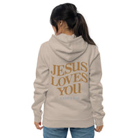 JESUS LOVES YOU - Unisex essential eco hoodie