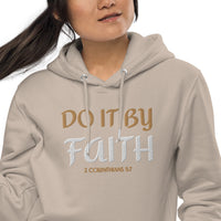 Do It By Faith - Unisex essential eco hoodie