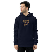 JESUS LOVES YOU - Unisex essential eco hoodie