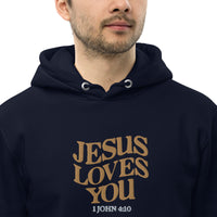 JESUS LOVES YOU - Unisex essential eco hoodie