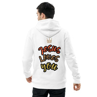 JESUS LOVES YOU Unisex essential eco hoodie