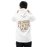 JESUS LOVES YOU - Unisex essential eco hoodie