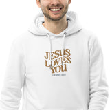 JESUS LOVES YOU - Unisex essential eco hoodie