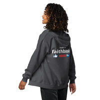 The Bible is my FaithBook - Unisex heavy blend zip hoodie