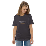 A week without prayer makes one weak - Unisex organic cotton t-shirt