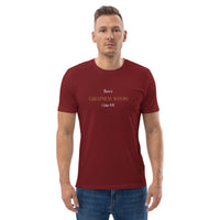 There's Greatness With - Unisex organic cotton t-shirt