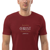 Rooted in CHRIST - Unisex organic cotton t-shirt