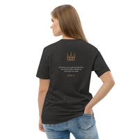 Make time for God He created time for you - Unisex organic cotton t-shirt