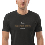 There's Greatness With - Unisex organic cotton t-shirt