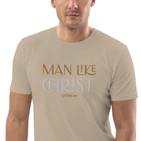 MAN LIKE CHRIST - Unisex organic cotton t-shirt