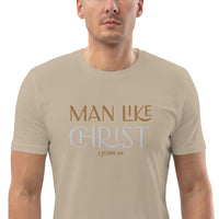 MAN LIKE CHRIST - Unisex organic cotton t-shirt