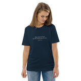 Make time for God He created time for you - Unisex organic cotton t-shirt