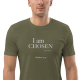 I am CHOSEN (By God) Unisex organic cotton t-shirt