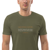 Defined by greatness within not by the colour of my skin -Unisex organic cotton t-shirt