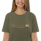 Proverbs 31 - Unisex organic cotton t-shirt