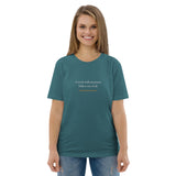 A week without prayer makes one weak - Unisex organic cotton t-shirt