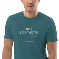 I am CHOSEN (By God) Unisex organic cotton t-shirt