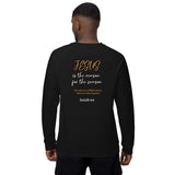 Happy Birthday JESUS - Unisex organic raglan sweatshirt