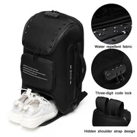 Fashion Rivet  Laptop Backpack  Bag With External USB Port Bag