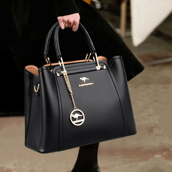 Women Handbag Large Capacity Shoulder Pu Leather Tote Hand Bags for Ladies