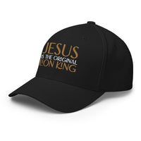 Jesus is the original lion king - Structured Twill Cap