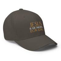 Jesus is the original lion king - Structured Twill Cap