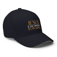 Jesus is the original lion king - Structured Twill Cap