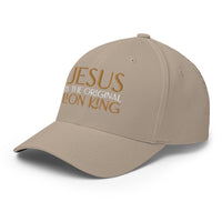 Jesus is the original lion king - Structured Twill Cap