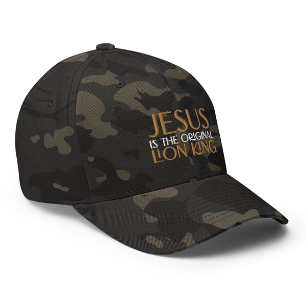 Jesus is the original lion king - Structured Twill Cap